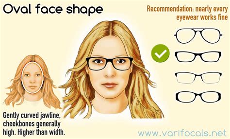 oval face shape glasses frames.